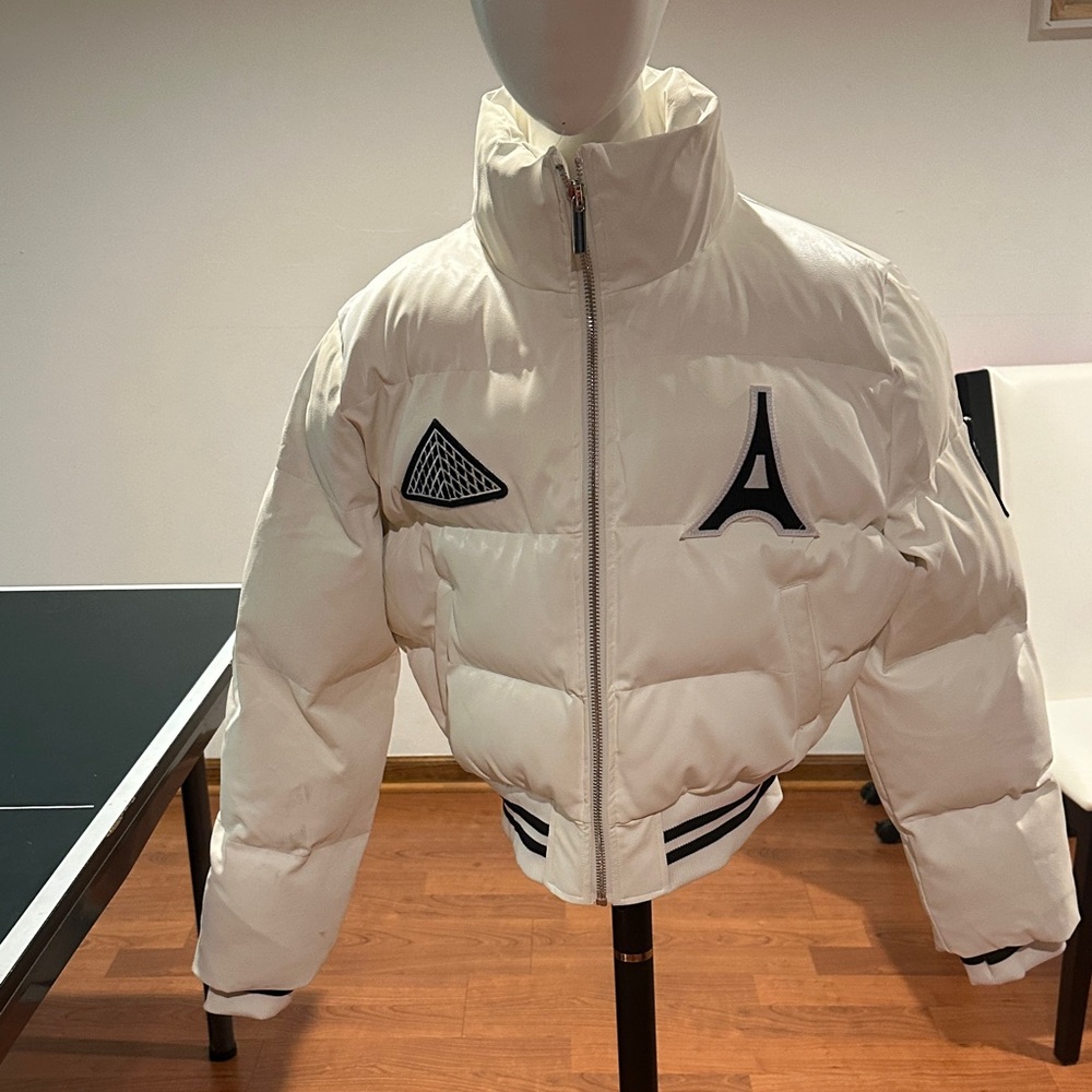 Maniere De Voir White Puffer Jacket